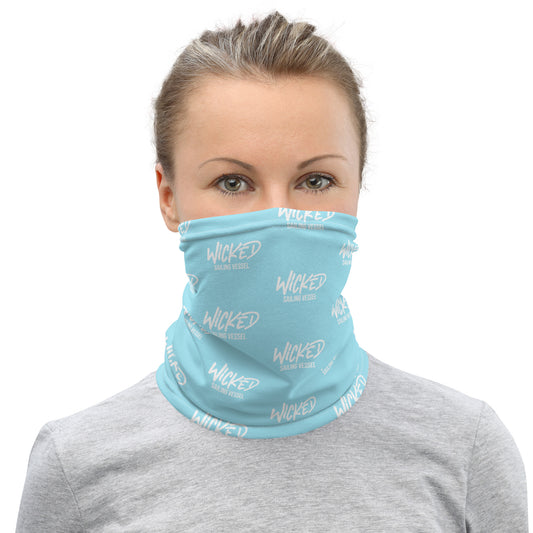 Baby Blue Neck Gaiter Wicked Original Collection