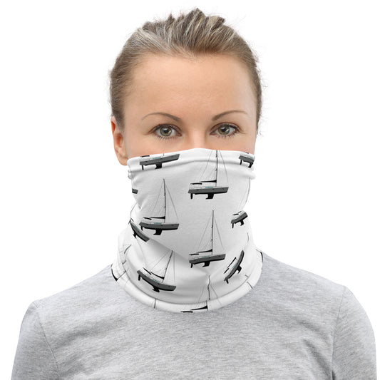 White Neck Gaiter Wicked Sketch Collection