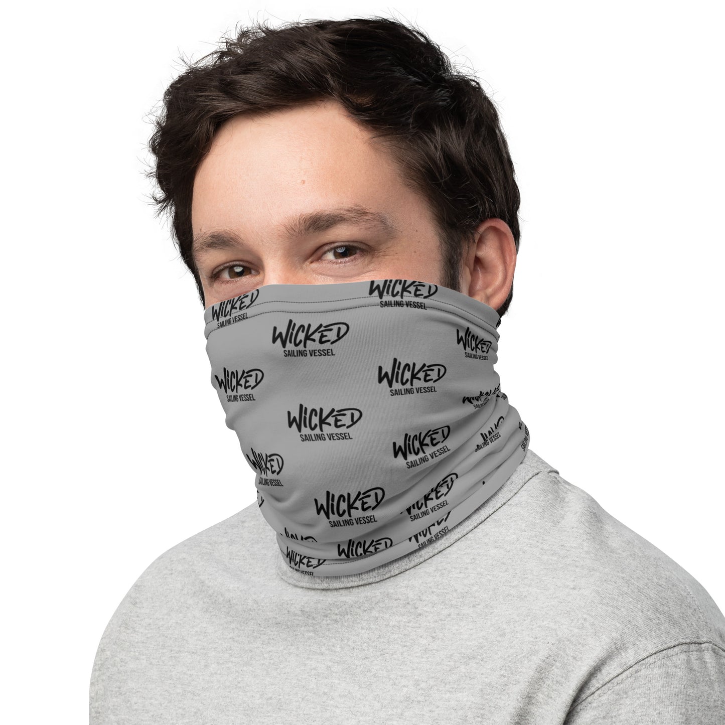 Grey Neck Gaiter Wicked Original Collection